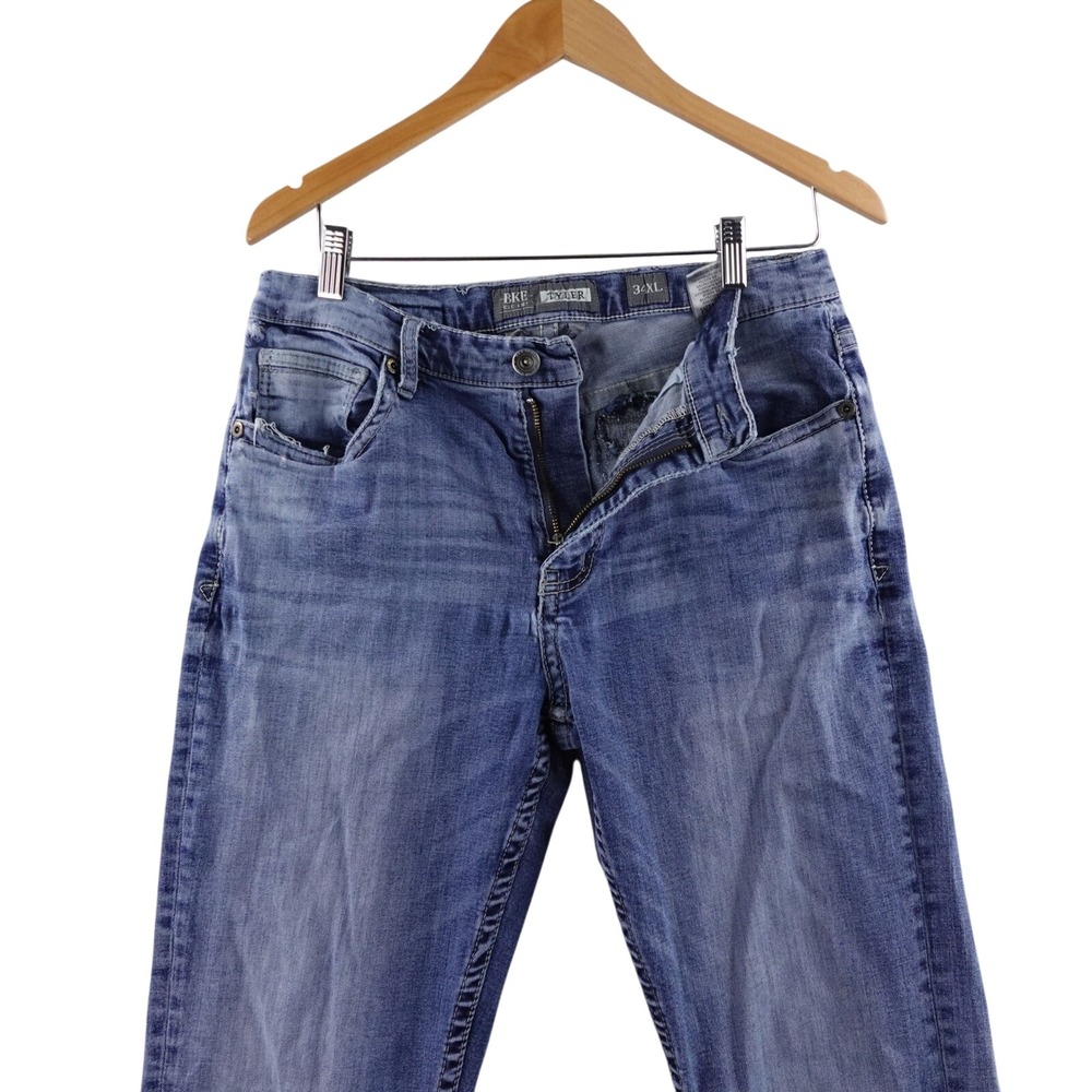 BKE Denim Tyler Mens‎ Jeans 34XL Blue Wash Straight Fit